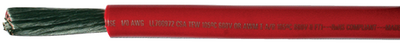 1/0 RED TINNED WIRE 50FT